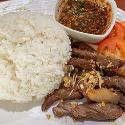 ข้าวเนื้อแดดเดียว