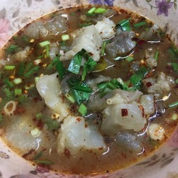 ต้มแซ่บเอ็นแก้วเนื้อ