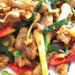 ข้าวหมูผัดไข่เค็ม