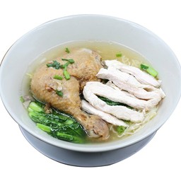 ก๋วยเตี๋ยวน่องไก่ตุ๋น+ไก่ต้ม