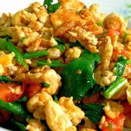 คั่วแห้งไข่