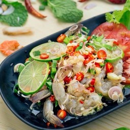 ยำกุ้งสด