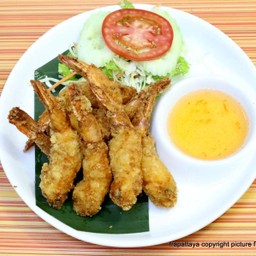 กุ้งชุบแป้งทอด