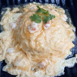 ข้าวไข่ข้นกุ้ง