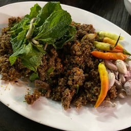 ก้อยคั่วเนื้อสุก