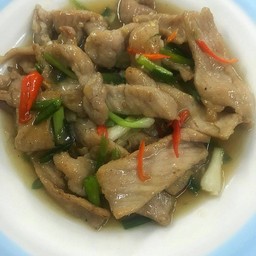 ผัดน้ำมันหอย(กับข้าว)