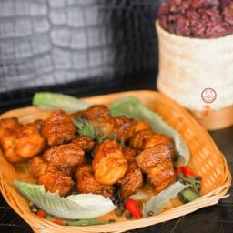 ลงลิ้นข้าวหมูทอด