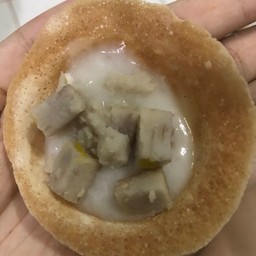 ขนมครกแป้งกรอบหน้าเผือกหอม