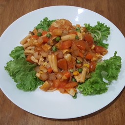 สปาเกตตี้ซอสเห็ดเจ