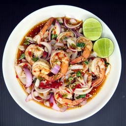 ยำยั่วกุ้งสุก