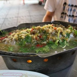 ปลากะพงนึ่งมะนาว