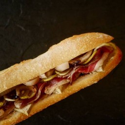 Sandwich - Double Duck - mousse & magret (half baguette)