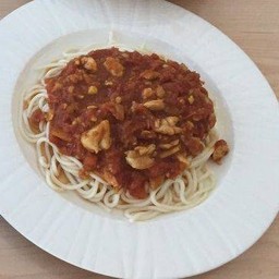 Spaghetti with chicken (or vegan) [P3]