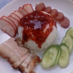 ข้าวหมูแดง นายช้าง