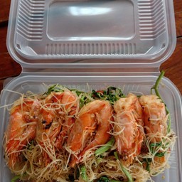 หมี่กระเฉดกุ้ง