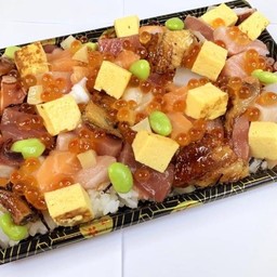 6952.Chirashi sushi (S size )