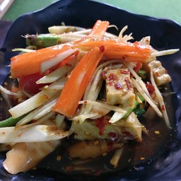 ตำหมูยอ ไส้กรอก ปูอัด