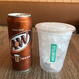 Root Beer A and W with Ice
