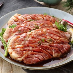 หมูหมักซอสเกาหลี
