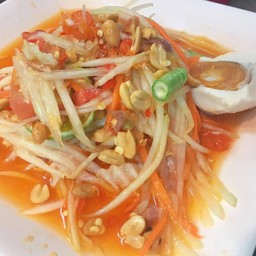 ตำไทยไข่เค็ม