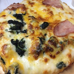 ผักโขม+เบคอน L