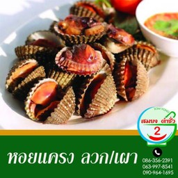 หอยแครง ลวก