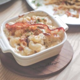 Macaroni Three Cheese with Bacon
