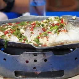 ปลากะพงนึ่งมะนาว