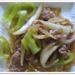 ผัดพริกหยวก (กับข้าว)