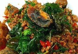 ข้าวกระเพราหมูสับ+ไข่เยียวม้า