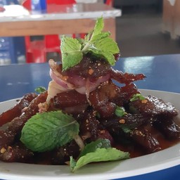 ลาบหมูแดดเดียว