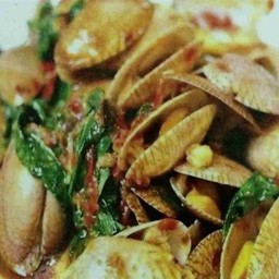 หอยลายผัดพริกเผา