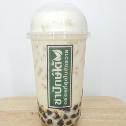 นมสดคาราเมลเย็น
