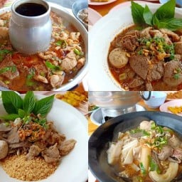 มีเนื้อ (ก๋วยเตี๋ยว กะเพรา/ผัดฉ่า เนื้อตุ๋น หมูตุ๋น กุ้ง หมึก) บางคูวัด
