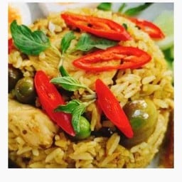 ข้าวผัดเขียวหวาน หมู