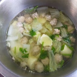 ต้มจืดเต้าหู้หมูสับ