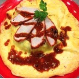 ข้าวไข่ข้นหมูแดงราดซ๊อสพิเศษ