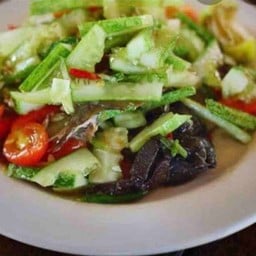 ตำแตงไข่ต้ม(ปลาร้า)