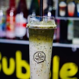 ชาเขียวนมสดแก้วยีราฟ(22ออนส์)