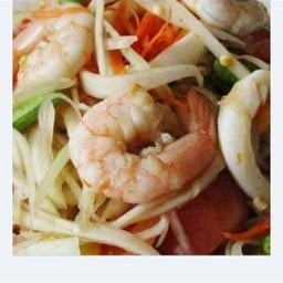 ส้มตำทะเล(ปลาร้า)
