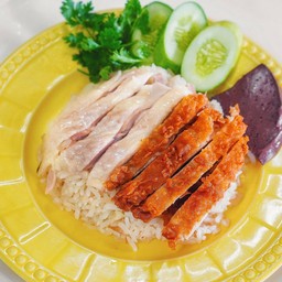 ข้าวมันไก่2สี (ธรรมดา)