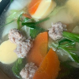 ต้มจืดเต้าหู้หมูสับ