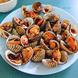 หอยแครงเผา