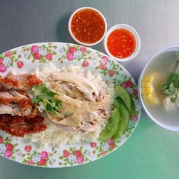 ข้าวมันไก่ผสม 60 บาท