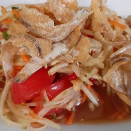 ส้มตำปลากรอบ