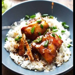 ข้าวไก่ทอดซอสเทริยากิ