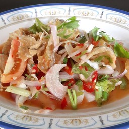 ยำปลากรอบ