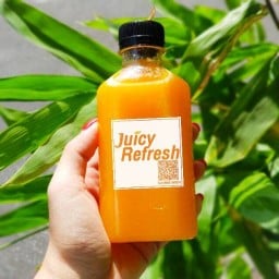 น้ำส้มคั้นสด จากส้มแท้ 100%  Juicy Refresh