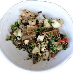 กระเพาะหมูผัดพริกไทยดำ