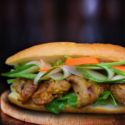 บั๋นหมี่ ปาเต๊ะ หมูย่างเวียดนาม l Banh Mi Pate Vietnamese Grilled Pork